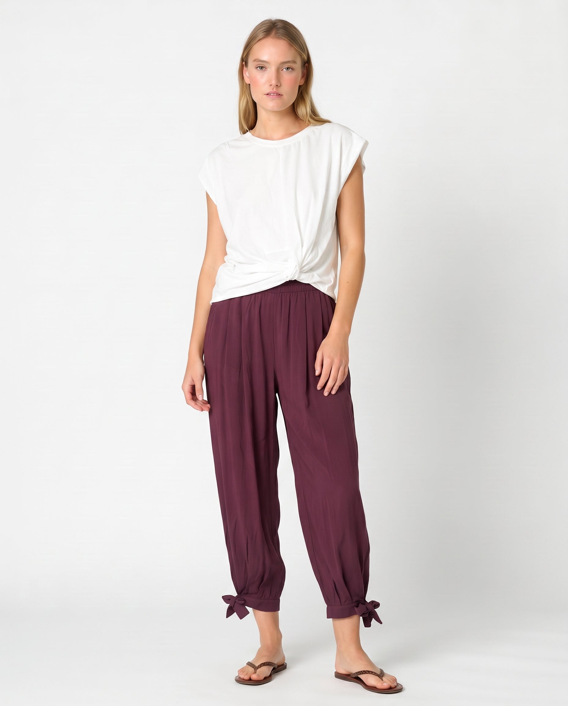 Pantalón berenjena — Modas Carrusel