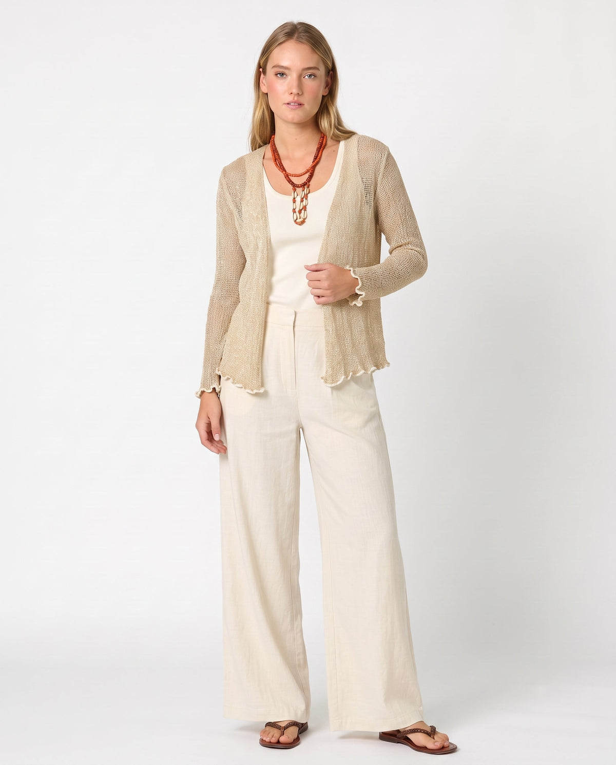 Rebeca invisible dorada — Modas Carrusel