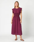 Vestido berenjena — Modas Carrusel