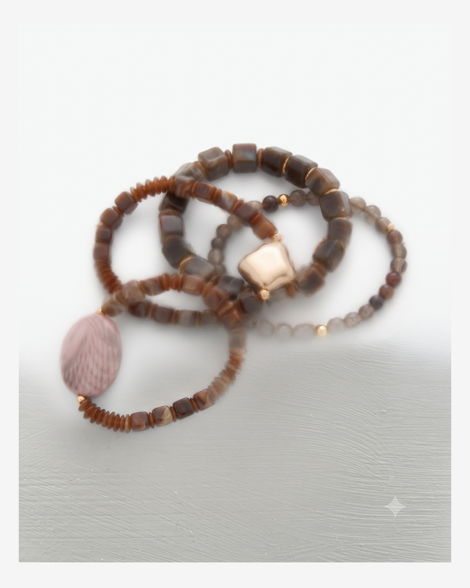 Pulseras naturales (pack de 4)