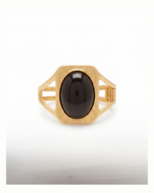 Anillo piedra negra — Modas Carrusel