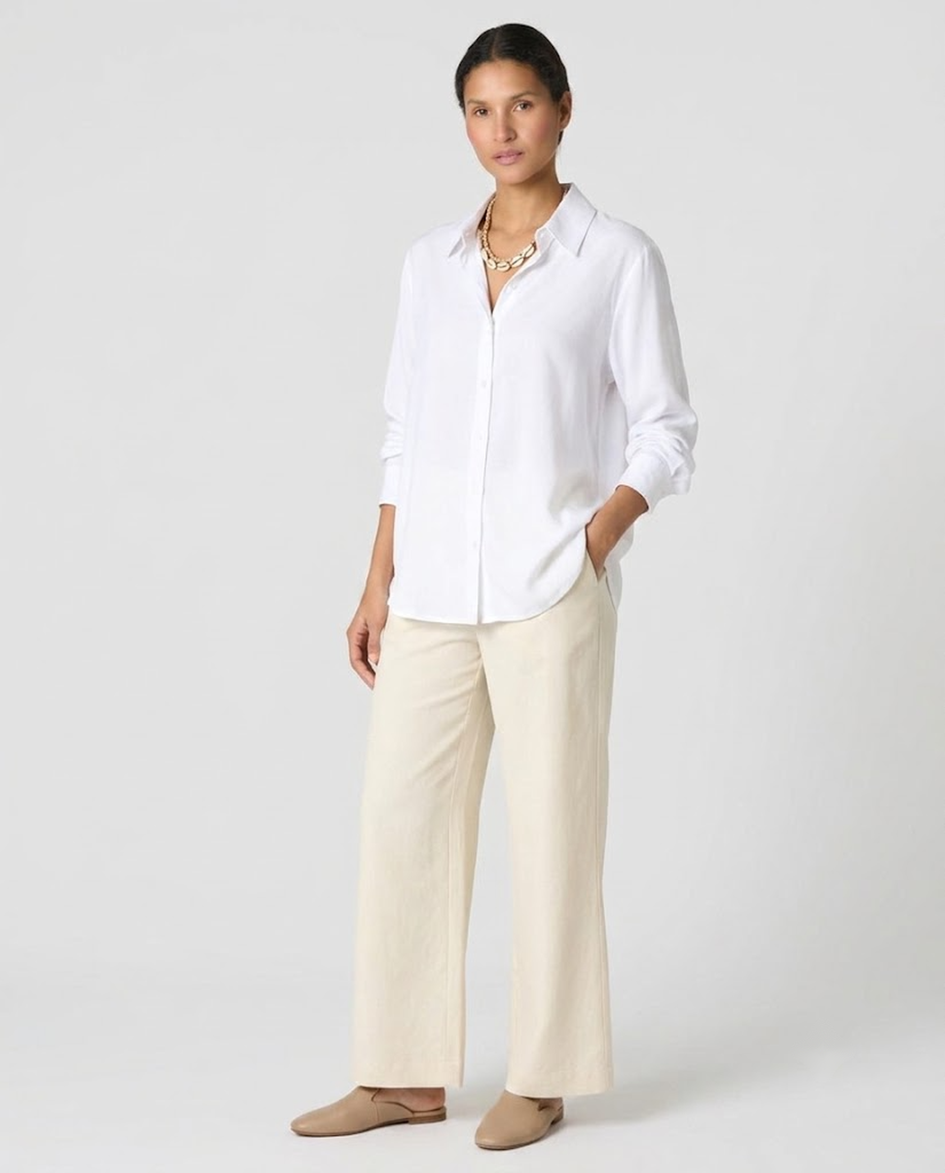 Camisa blanca oversize