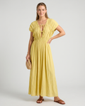 Vestido largo amarillo