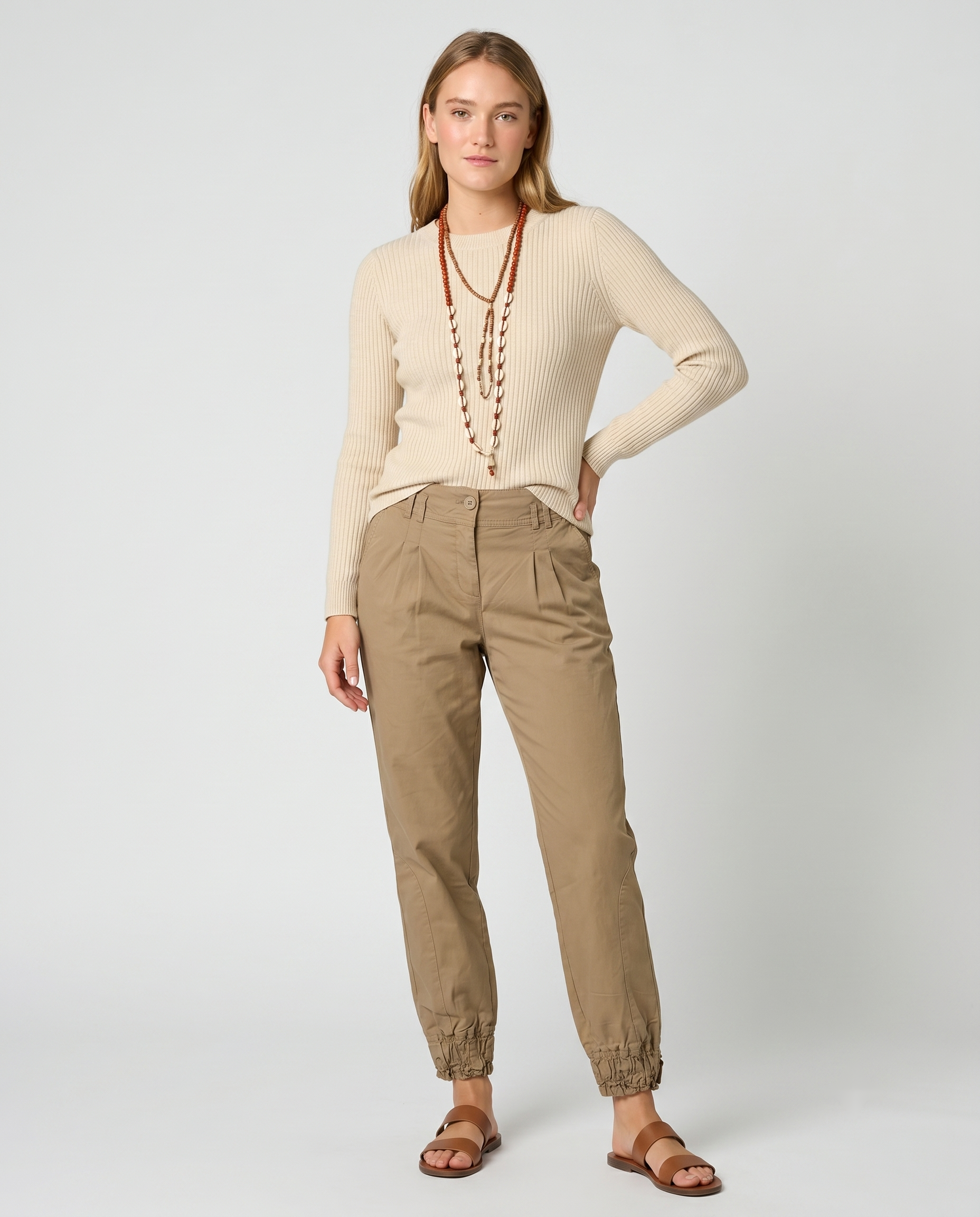 Pantalón cargo caqui