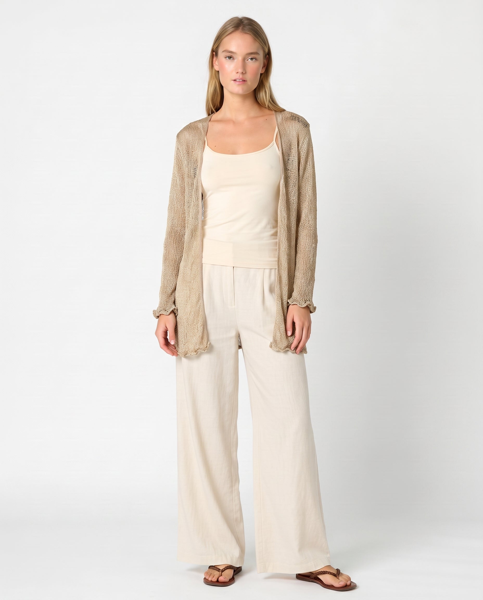 Rebeca invisible dorada — Modas Carrusel