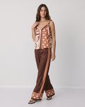 Conjunto Top Patchwork y Pantalón