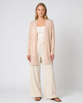 Rebeca tipo chaqueta beige — Modas Carrusel