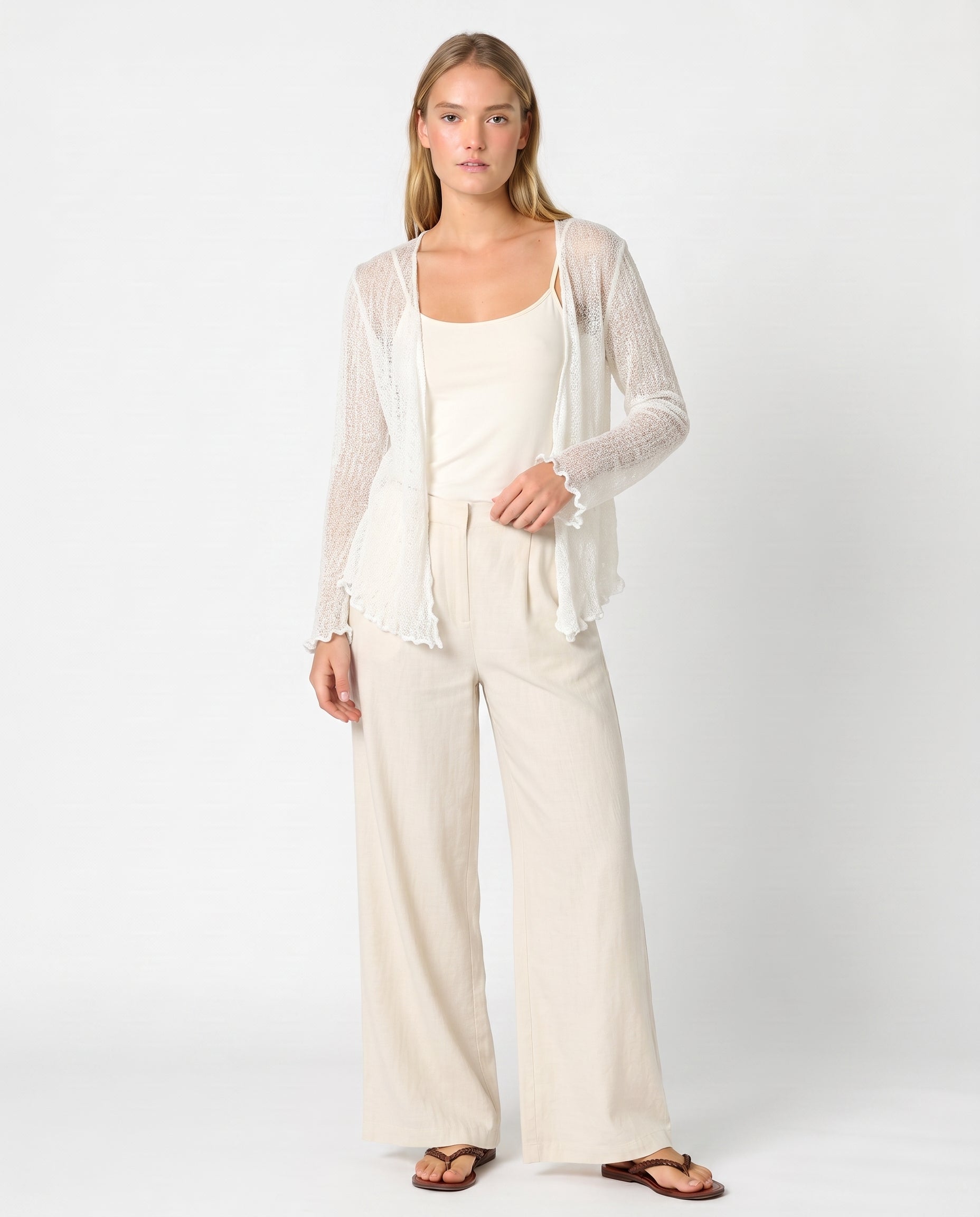 Rebeca invisible marfil — Modas Carrusel